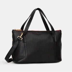 NWT Hammitt Medium Addie Leather Bag in Black/Brushed Gold